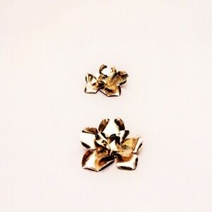 Mango Gold Floral Earrings